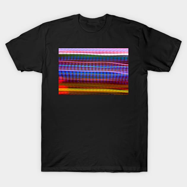 Sweep of light and color T-Shirt by ojovago